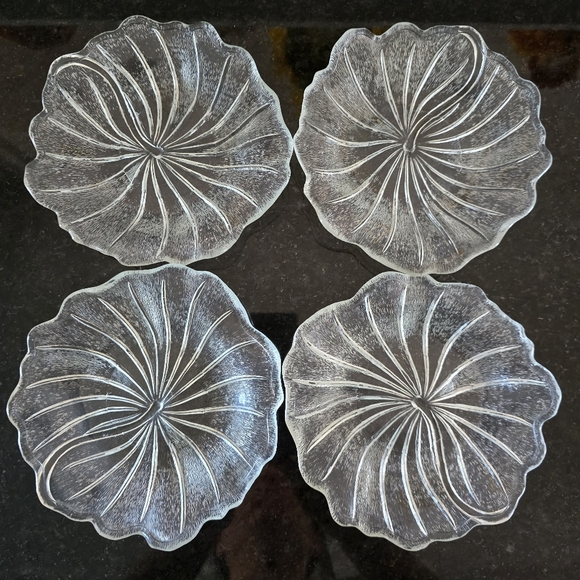 Indiana Glass Other - Vintage Lily Pons Pattern Bread and Butter Plates
